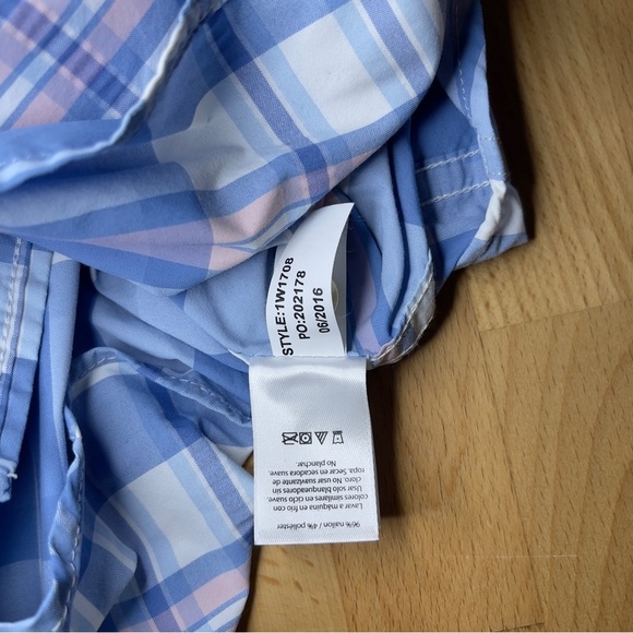 VINEYARD Vines Men’s Performance Halibut Plaid Harbor Shirt Size Medium - Picture 8 of 9